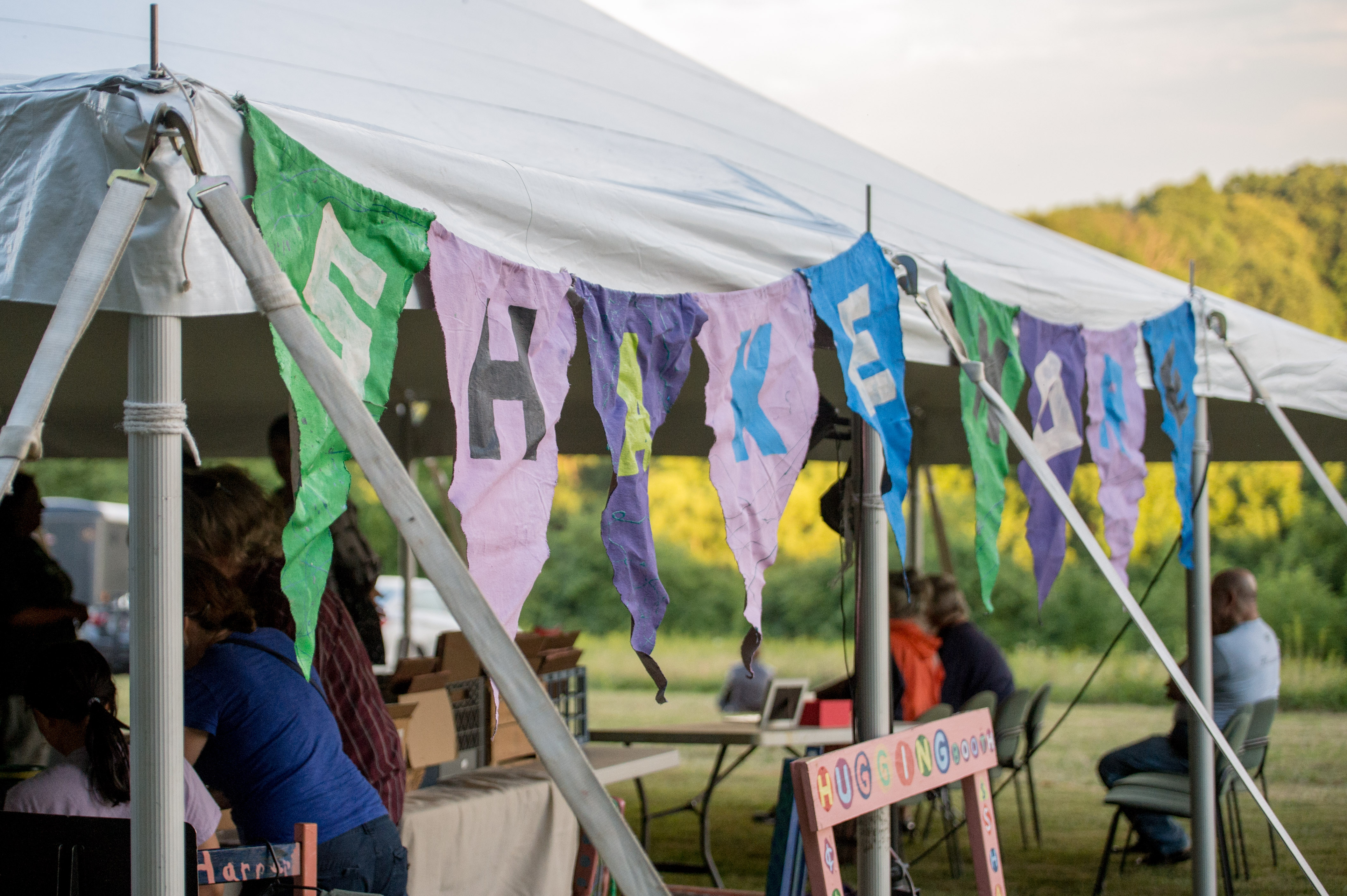 Shakemore flag banner greets concert goers at Shakemore 2018 (Mike Jordan/BPE)