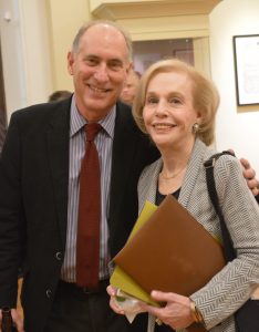 Eric Stange and Susan Jaffe Tane at the Baltimore premiere of the new film Edgar Allan Poe: Buried Alive. (Anthony C. Hayes)