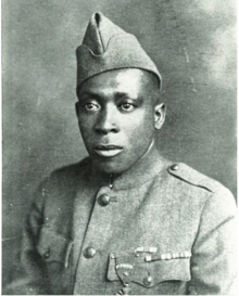 Sgt. Henry Johnson was recognized by the French with a Croix de guerre with star and bronze palm, and was the first U.S. soldier in World War I to receive that honor. He was posthumously awarded the Medal of Honor by President Obama in 2015. (Public Domain)